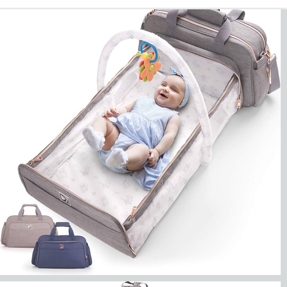 CONFACHI 4-1 diaper Bag Gray